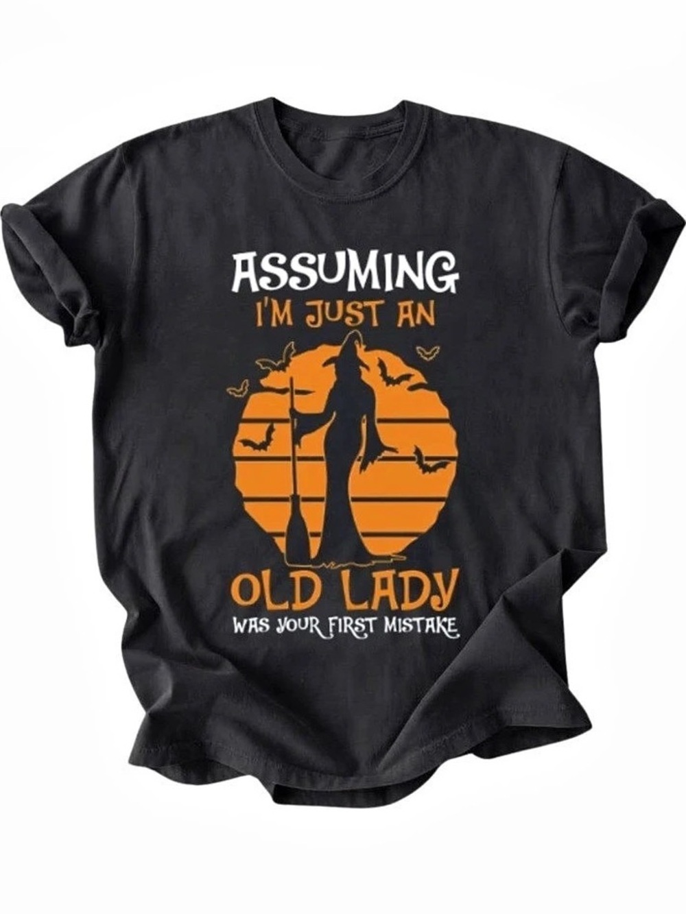 Funny Witch Halloween Gildan T-Shirt Spooky Tee